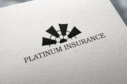 Platinum Insurance LLC logo printed on a paper
